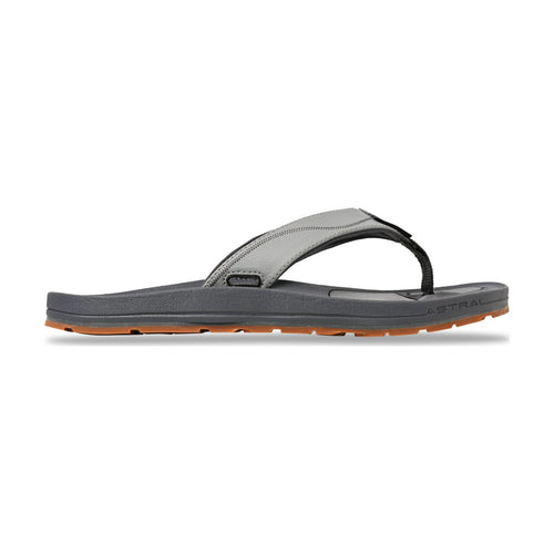 Astral Filipe Men's Flip Flop in Seagull Gray, side view