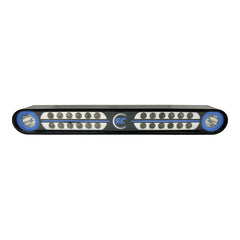 Eagle Ray light bar black housing with blue backlit halo