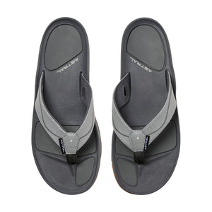 Astral Filipe Men's Flip Flop in Seagull Gray, top view of the pair