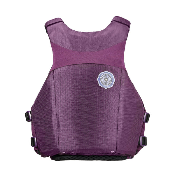 Astral Layla Women's Life Jacket in Hazy Purple, back view