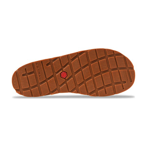 Astral Filipe Men's Flip Flop in Seagull Gray, outsole view