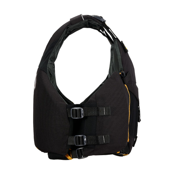 Astral Ringo Life Jacket in Carbon Black, side view