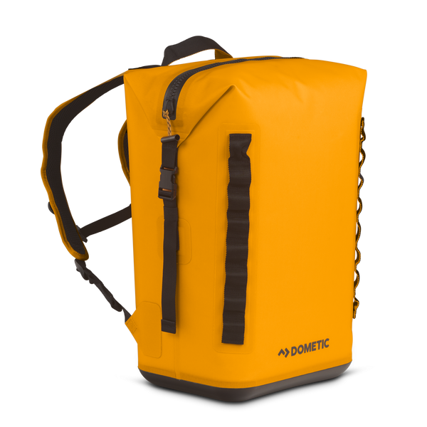 Dometic PSC22BP Backpack Soft Cooler in Moss, angled view