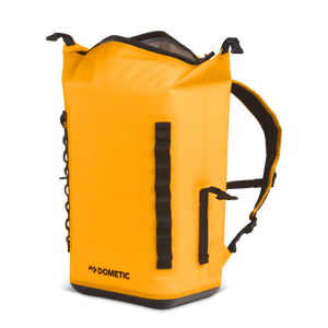 Dometic PSC22BP Backpack Soft Cooler in Moss, open lid