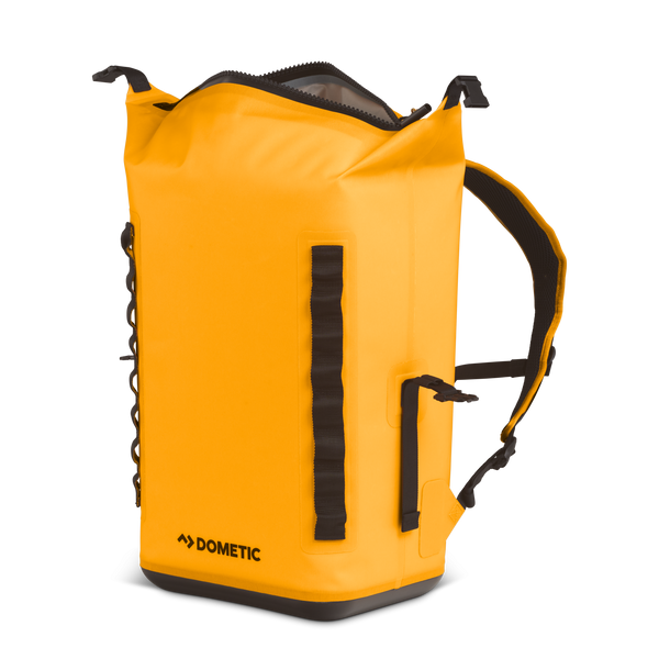 Dometic PSC22BP Backpack Soft Cooler in Moss, open lid