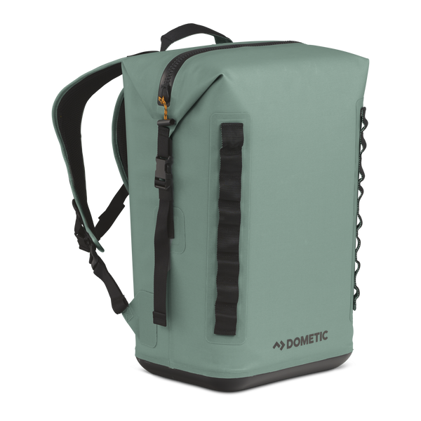 Dometic PSC22BP Backpack Soft Cooler in Slate, angled view