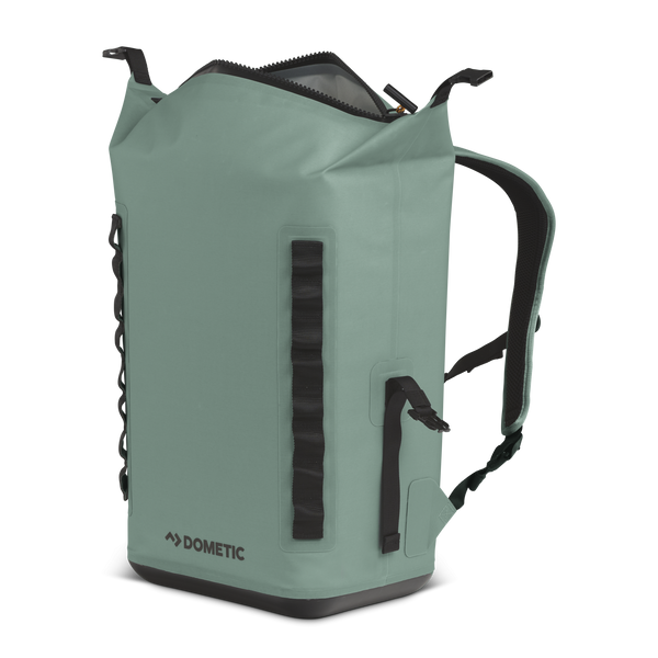 Dometic PSC22BP Backpack Soft Cooler in Slate, open lid