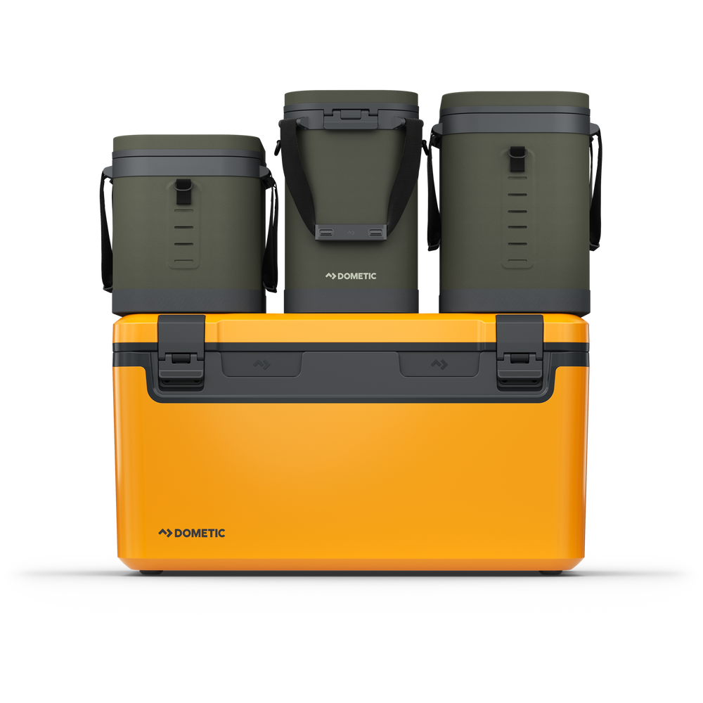 Dometic Recon Hardside 69L cooler in Glow, front view