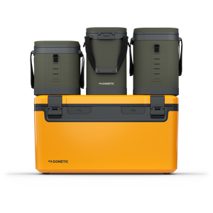 Dometic Recon Hardside 69L cooler in Glow, angled view