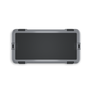 Dometic Recon Hardside 69L cooler in Silt, latch and bottle opener detail