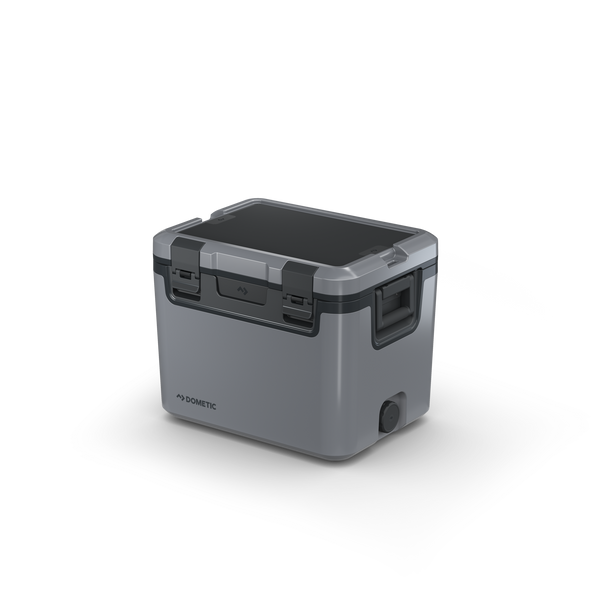 Dometic Recon Hardside 41L cooler in Silt, front view