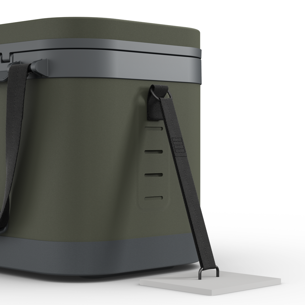 Dometic Recon Softside ZL Medium soft cooler in Lichen, front view