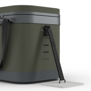 Dometic Recon Softside ZL Medium soft cooler in Lichen, open lid