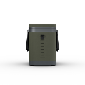 Dometic Recon Softside ZL Large soft cooler in Lichen, stacked on Recon Hardside