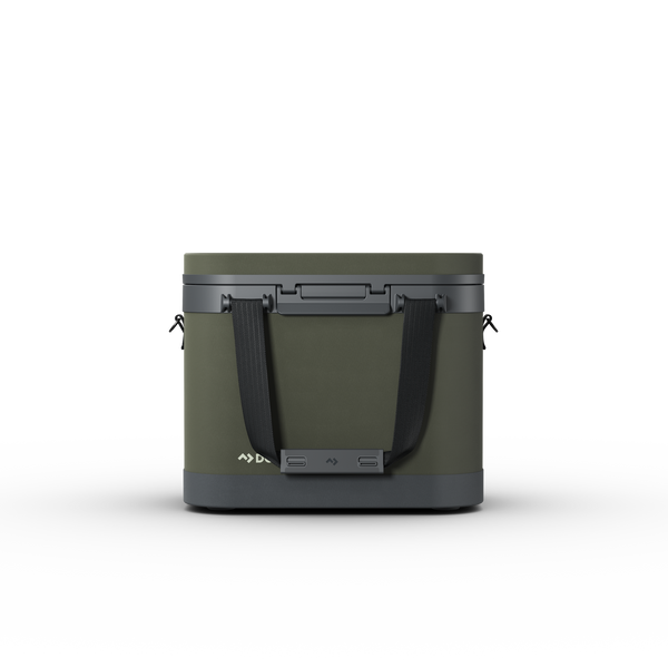 Dometic Recon Softside ZL Medium soft cooler in Lichen, carrying with shoulder strap