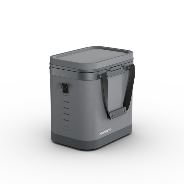 Dometic Recon Softside ZL Large soft cooler in Silt, front view