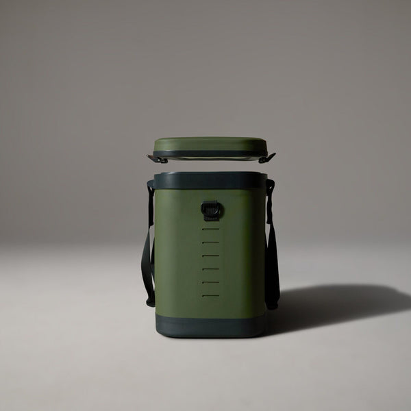 Dometic Recon Softside ZL Large soft cooler in Lichen, in use