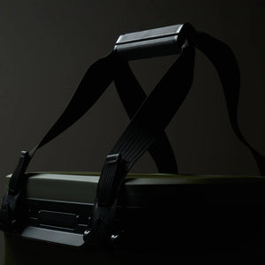 Dometic Recon Softside ZL Large soft cooler in Lichen, carrying with shoulder strap