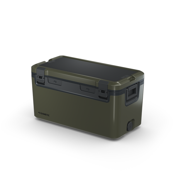 Dometic Recon Hardside 69L cooler in Slate, front view