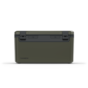 Dometic Recon Hardside 69L cooler in Slate, angled view