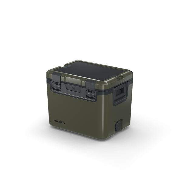 Dometic Recon Hardside 41L cooler in Lichen, front view
