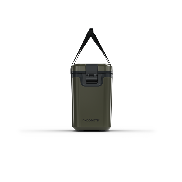 Dometic Recon Hardside 16L cooler in Lichen, open lid