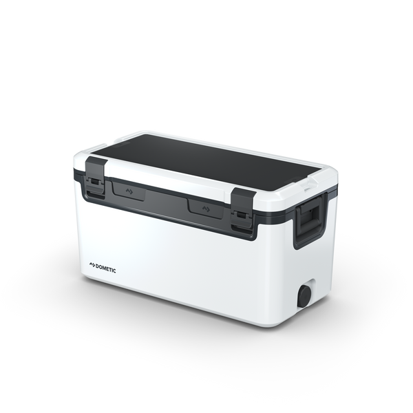 Dometic Recon Hardside 69L cooler in Frost, front view