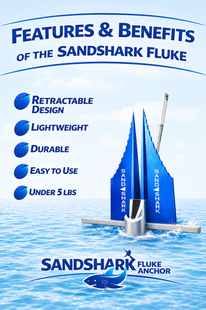 Fluke Anchor - Retractable Shaft (5 lbs)