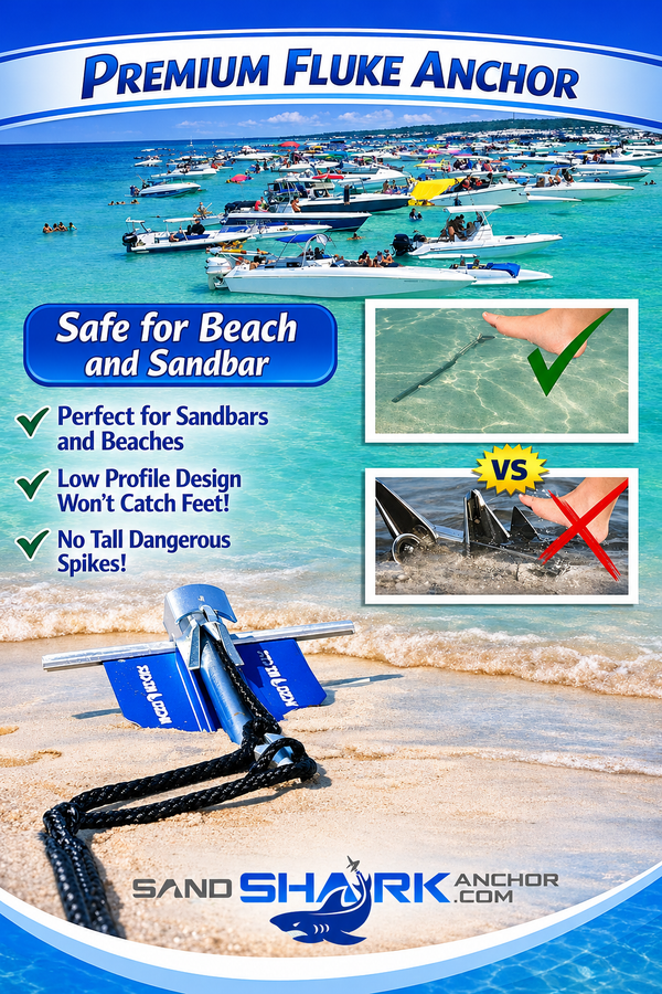 Fluke Anchor - Retractable Shaft (5 lbs)