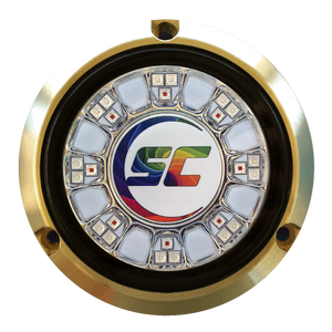 SCR-24 color-changing bronze underwater light