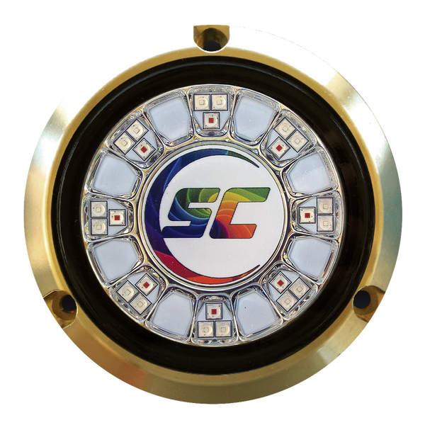 SCR-24 color-changing bronze underwater light