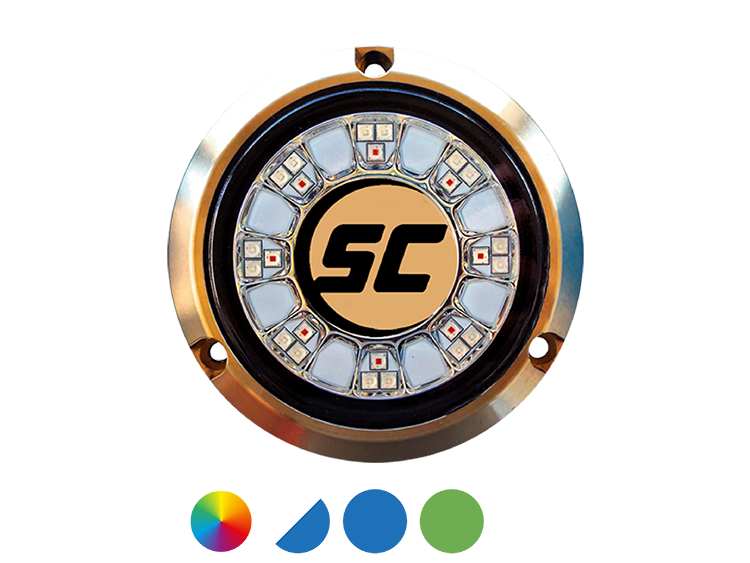 SCR-24 RGB aluminum underwater light